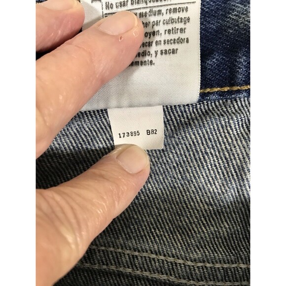 Carhartt Jeans Mens 38x32 B480 DVB Straight Traditional Fit Denim Workwear - Picture 8 of 13